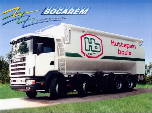 Citerne aliment / porteur 8x4 Scania