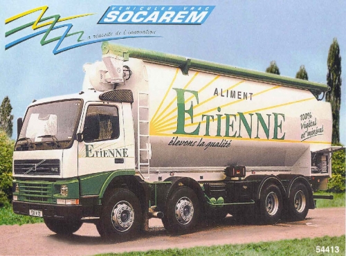 Citerne aliment / porteur 8x4 Volvo